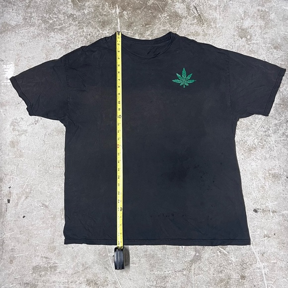 Vintage 90s UPS United Pot Smokers Men's XL Graphic T-Shirt Black High Times - Picture 4 of 5